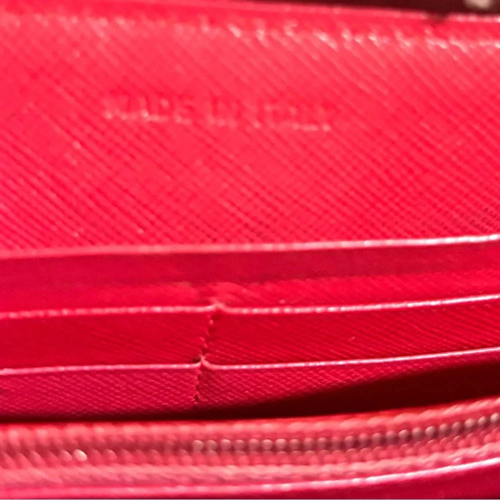 Prada  tessuto black nylon logo wallet